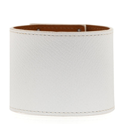 Hermes Epsom Kelly Dog Extreme Bracelet S White 3 of 6