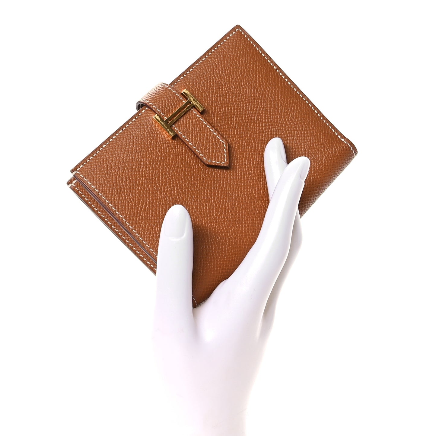 Epsom Bearn Compact Wallet Gold