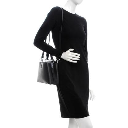 Louis Vuitton Taurillon Studded Capucines BB Black 2 of 6