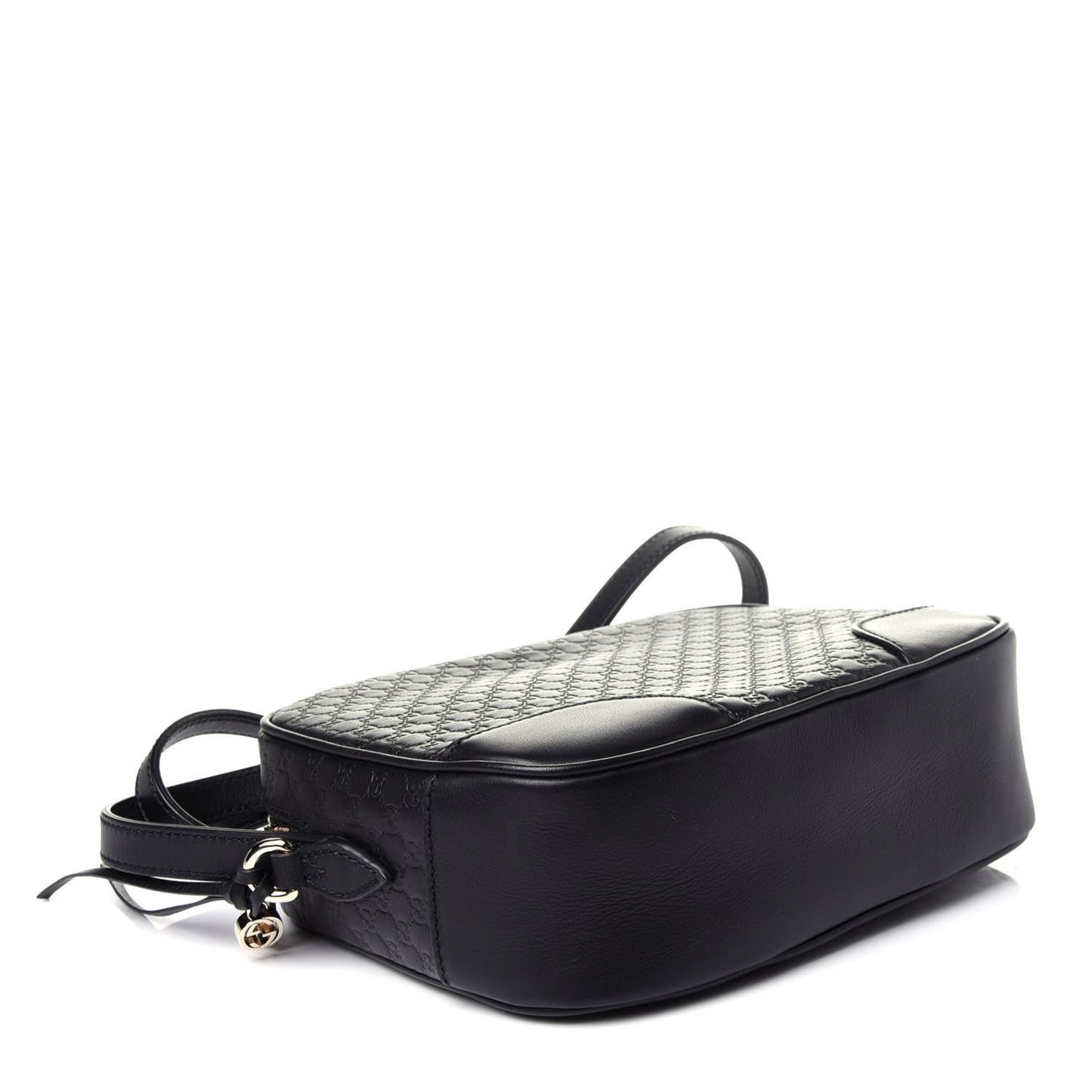Microguccissima Mini Bree Messenger Bag Black