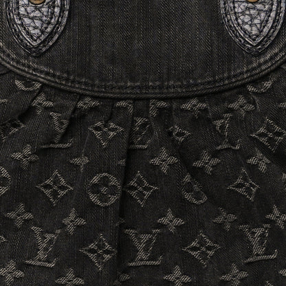 Louis Vuitton Denim Neo Cabby MM Black 7 of 9