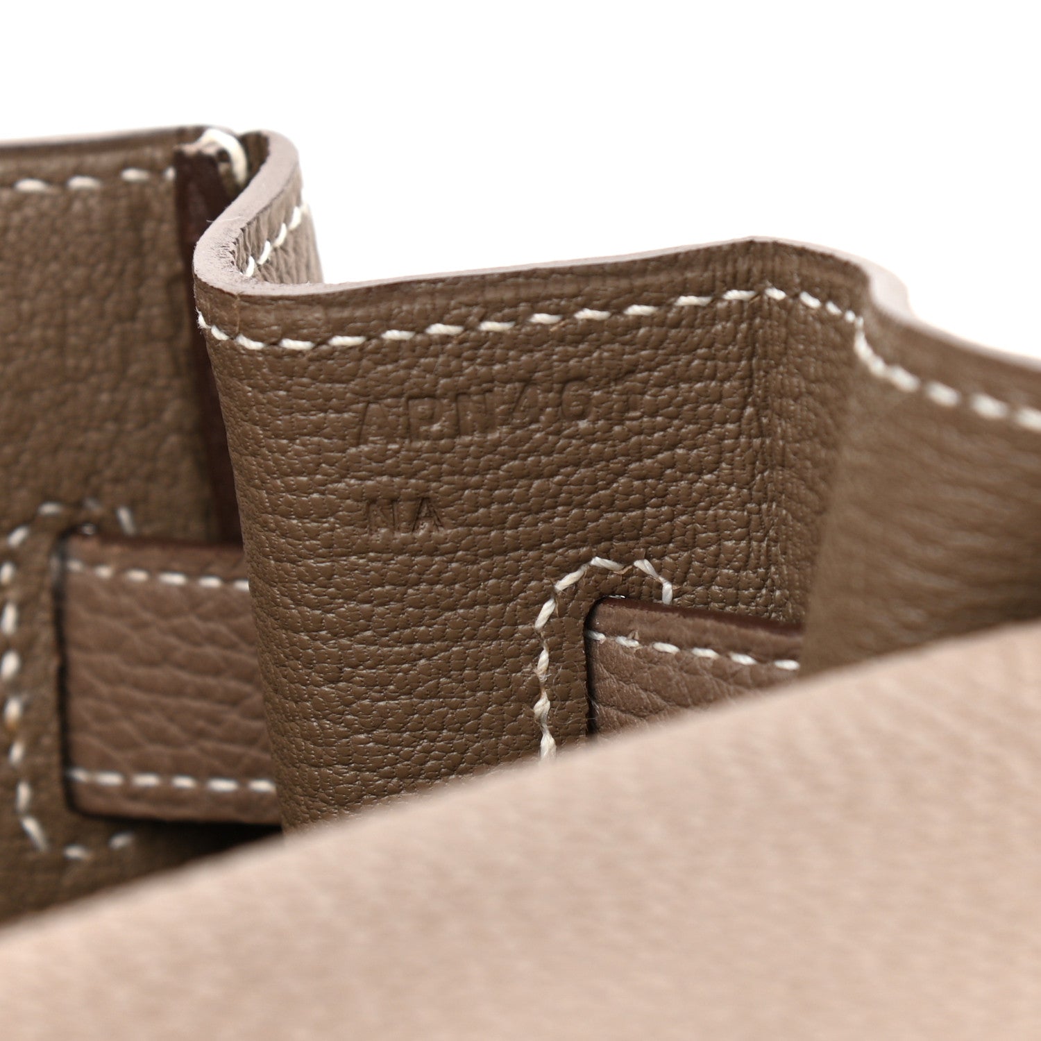 Hermes Togo Horseshoe Kelly Retourne 35 Etoupe 7 of 12