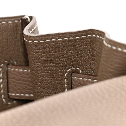 Hermes Togo Horseshoe Kelly Retourne 35 Etoupe 7 of 12