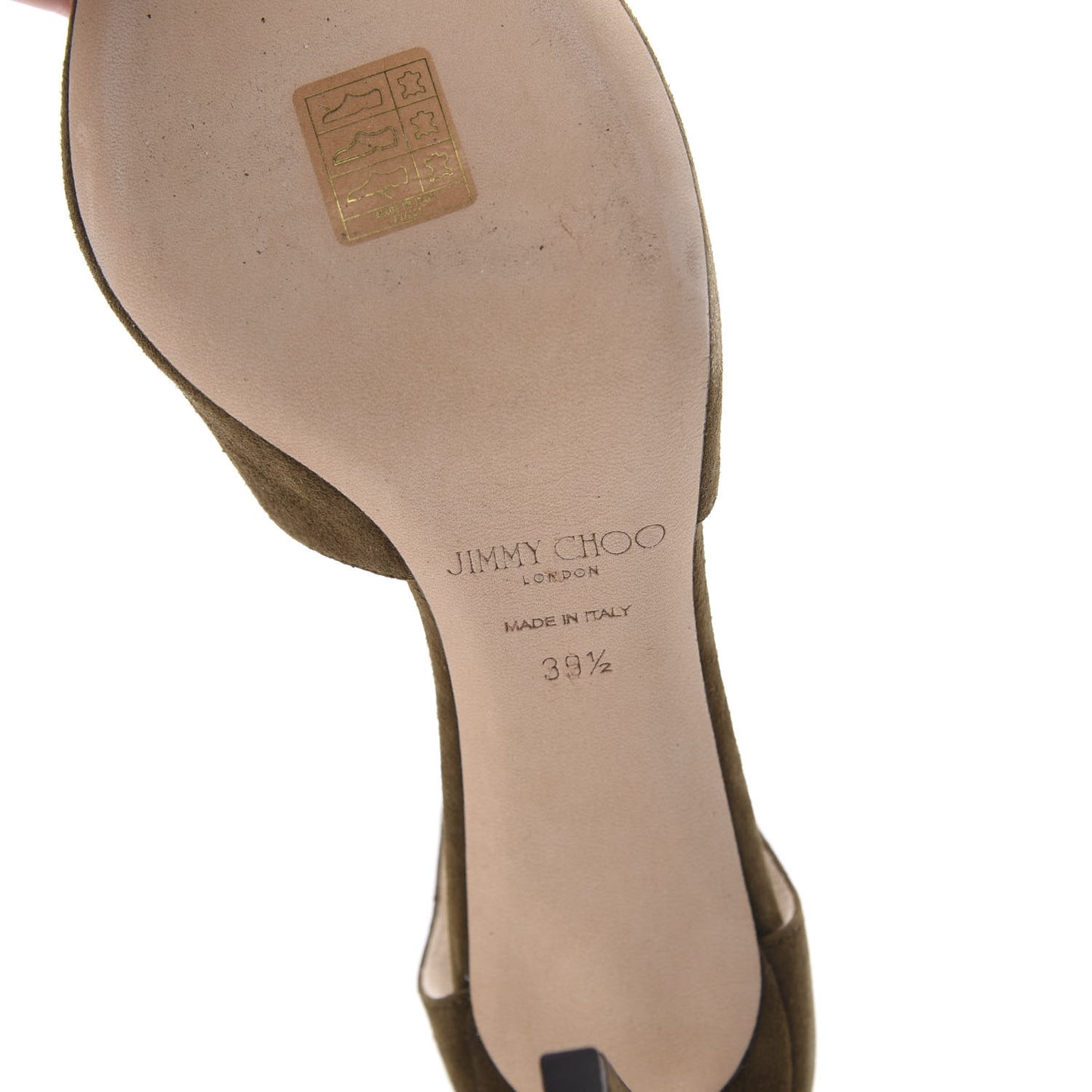 Suede Lancer 100 Pumps 39.5 Olive