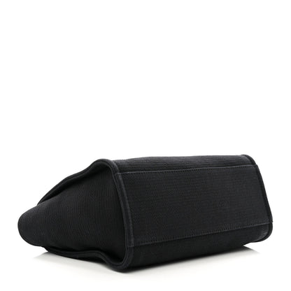 Chanel Mixed Fibers Small Deauville Tote Black 4 of 10