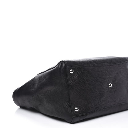 Prada Vitello Daino Twin Pocket Tote Black 5 of 13