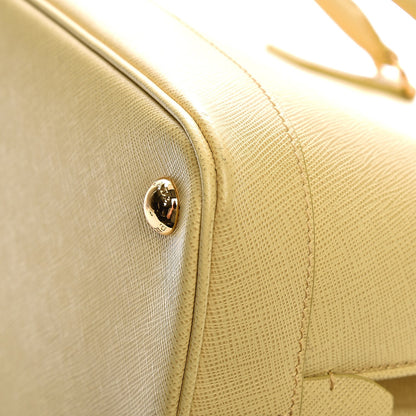 Prada Saffiano Lux Medium Open Promenade Tote Ginestra 10 of 10