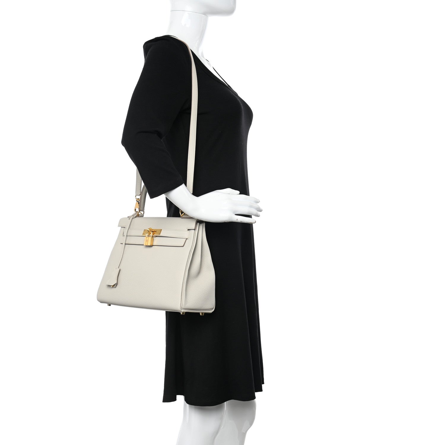 Hermes Togo Kelly Retourne 28 Beton 2 of 11