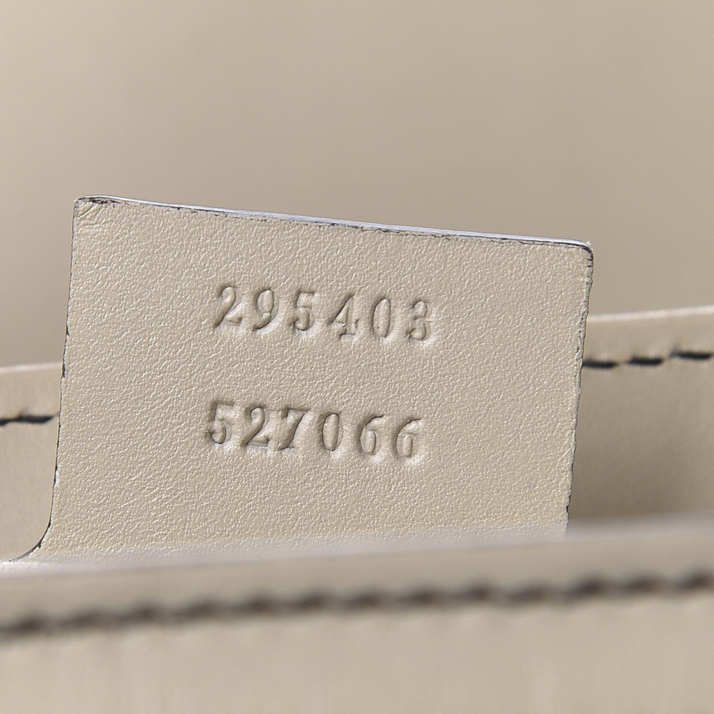 Monogram Margaux Calfskin Large Emily Chain Shoulder Bag Beige Ebony Mystic White