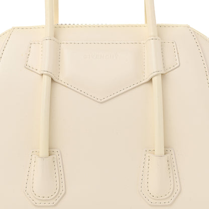 Givenchy Box Calfskin Mini Lock Antigona Shoulder Bag Ivory 8 of 11