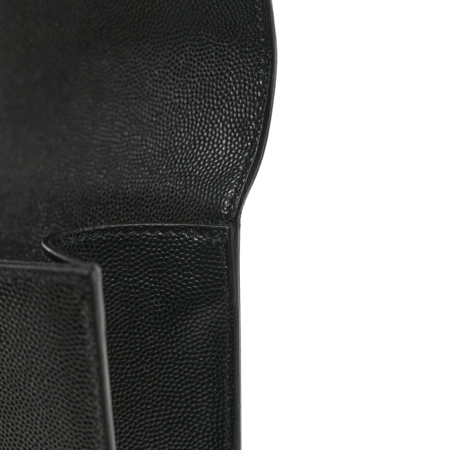 Grain De Poudre Monogram Cassandre Clutch Black