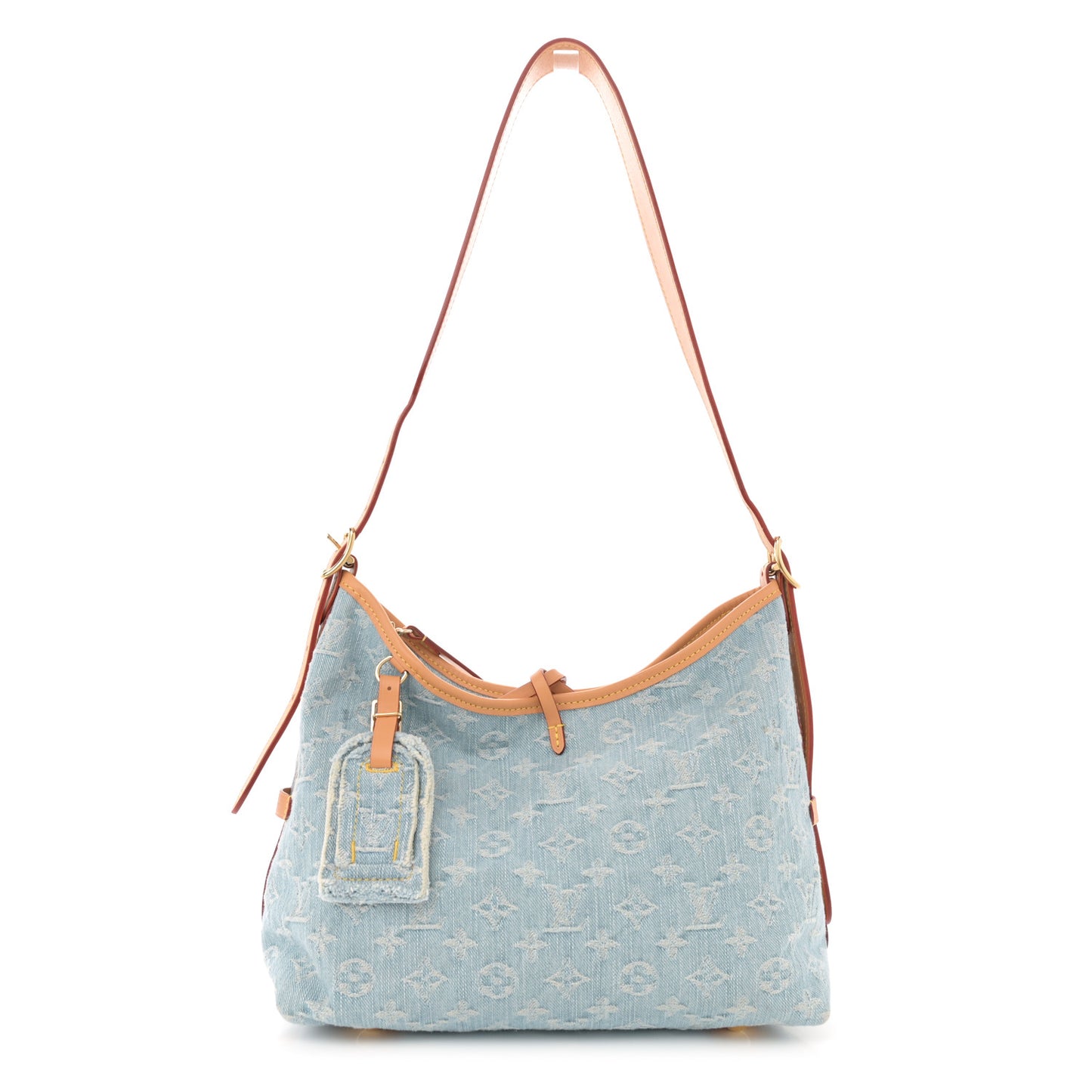 Monogram Denim CarryAll PM Sky Blue