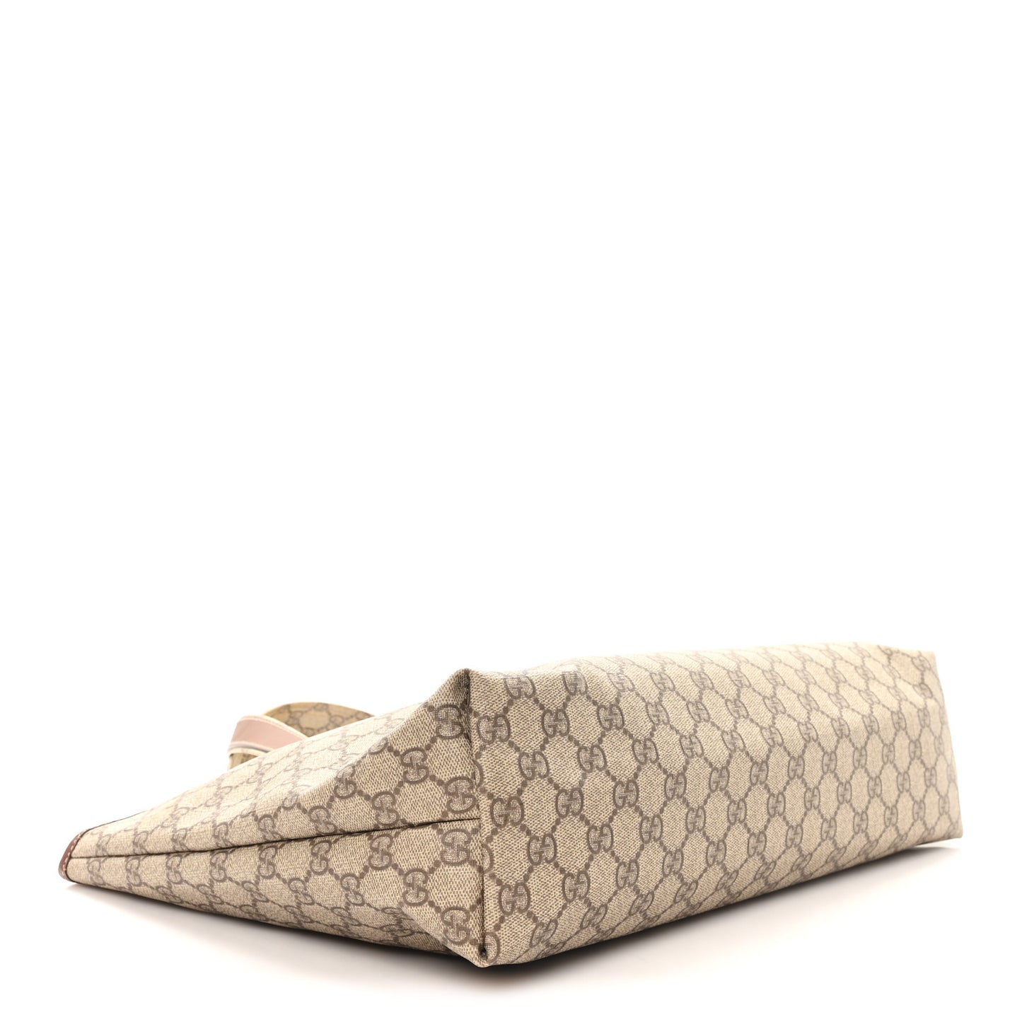 GG Plus Monogram Medium Signature Web Loop Tote Light Brown