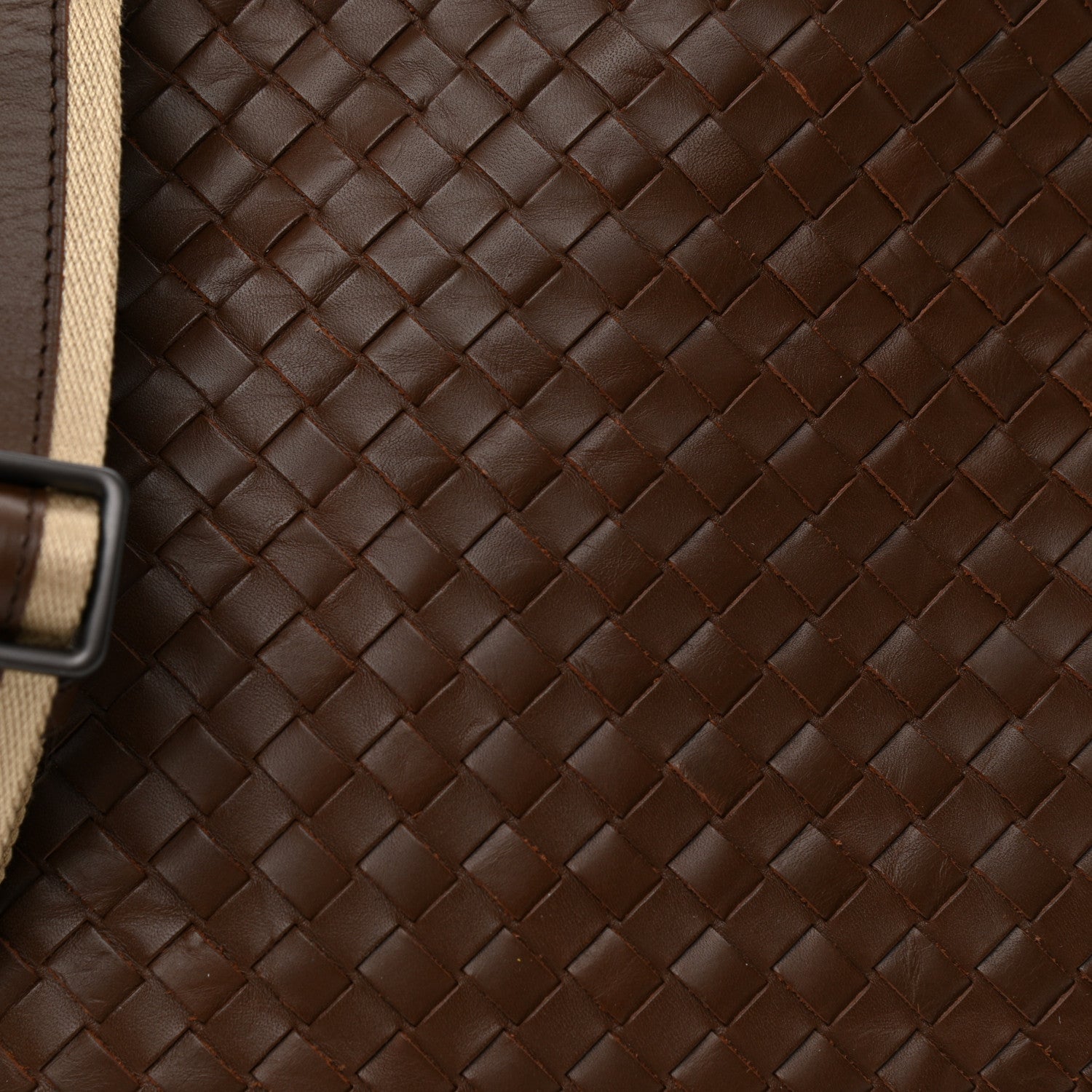 Bottega Veneta Nappa Intrecciato Crossbody Messenger Bag Brown 7 of 9