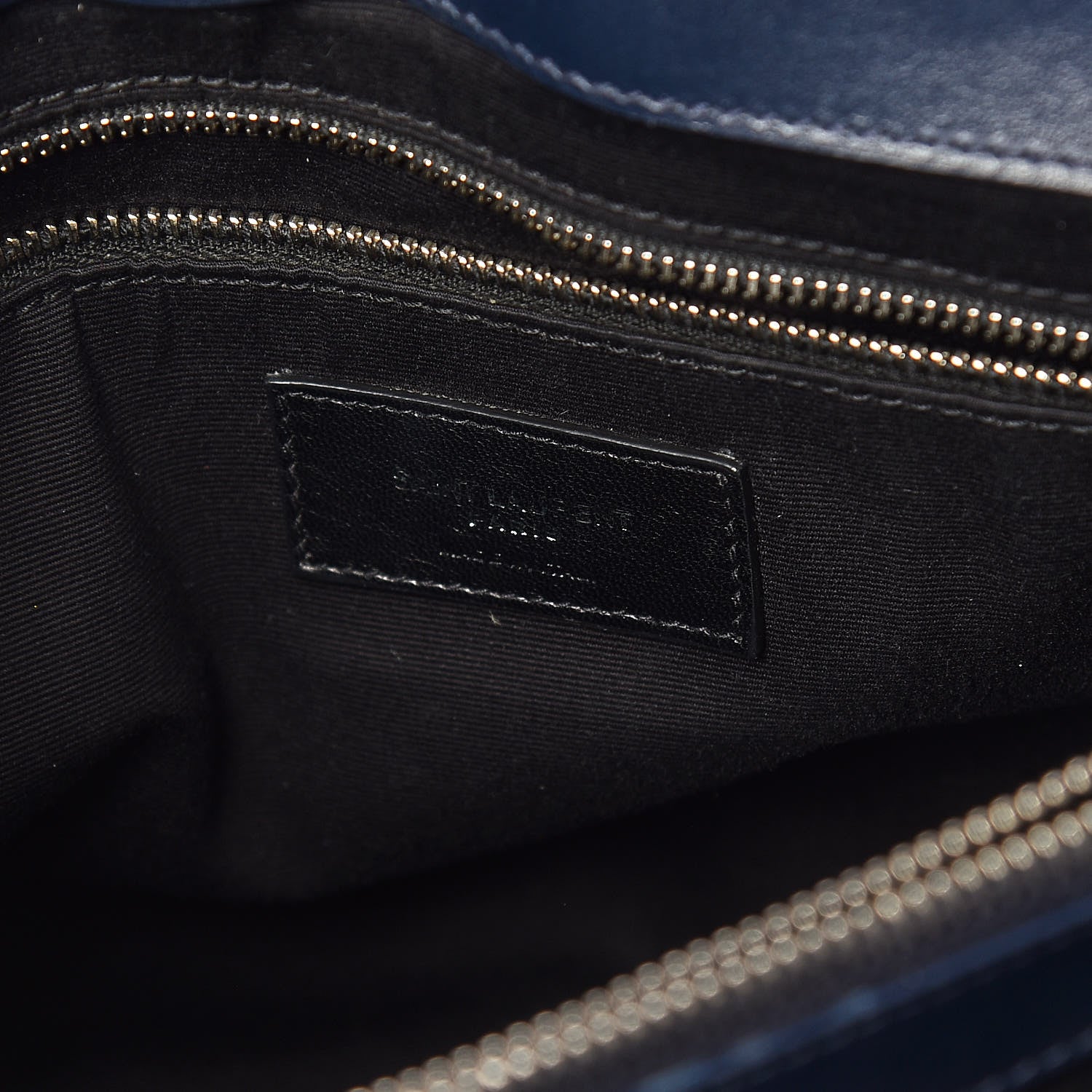 Saint Laurent Calfskin Y Quilted Monogram Medium Loulou Chain Satchel Medium Blue 9 of 14