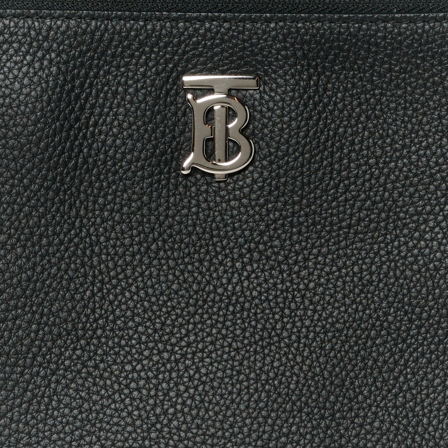Grained Calfskin Peyton TB Crossbody Bag Black