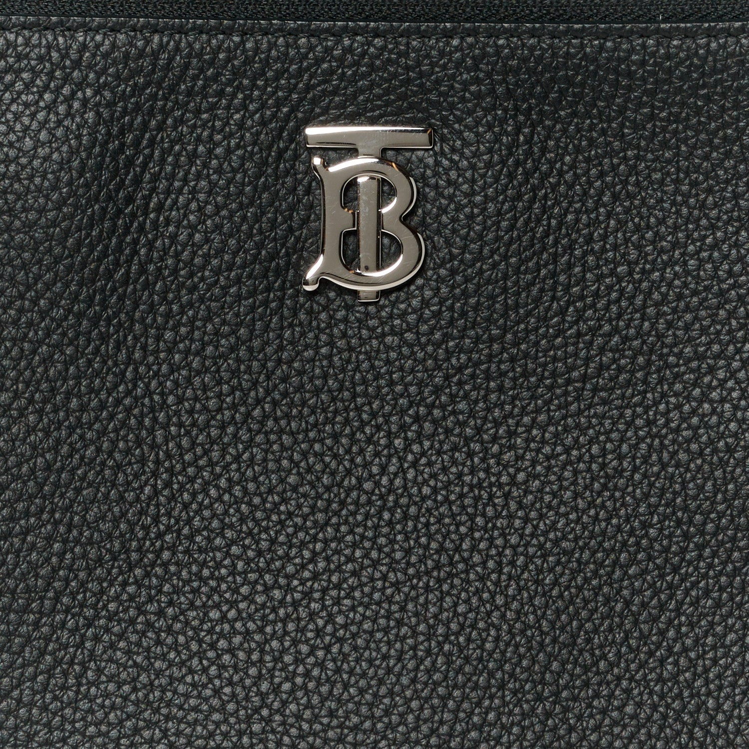 Burberry Grained Calfskin Peyton TB Crossbody Bag Black 9 of 11
