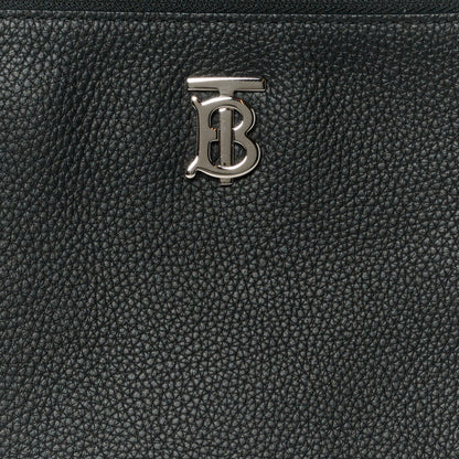 Burberry Grained Calfskin Peyton TB Crossbody Bag Black 9 of 11