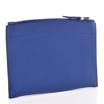 Hermes Togo Mini Bazar Pouch Bleu Electrique 3 of 9