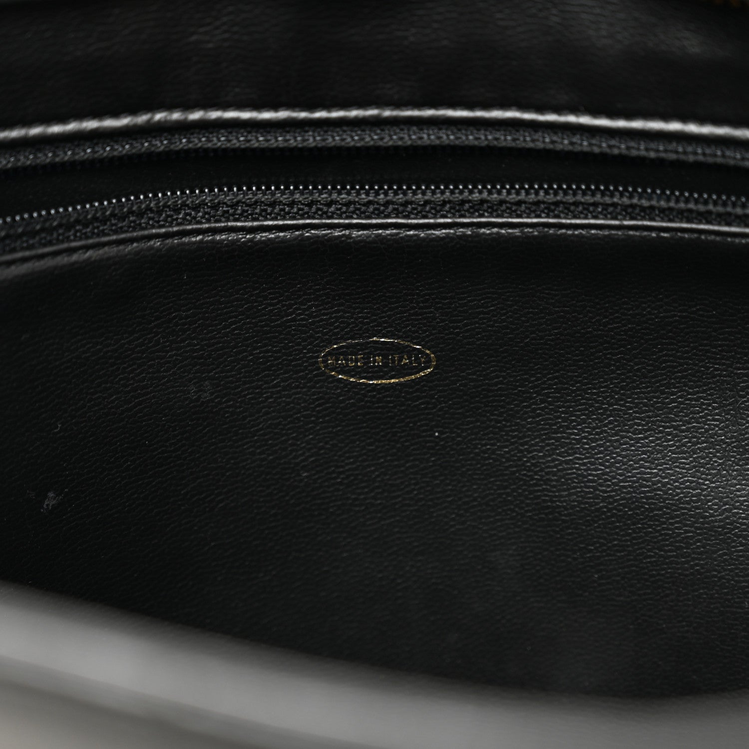 Chanel Lambskin Triple CC Shoulder Bag Black 7 of 11