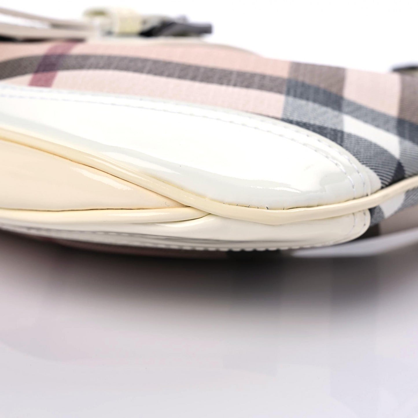 Patent Nova Check Brooke Hobo White