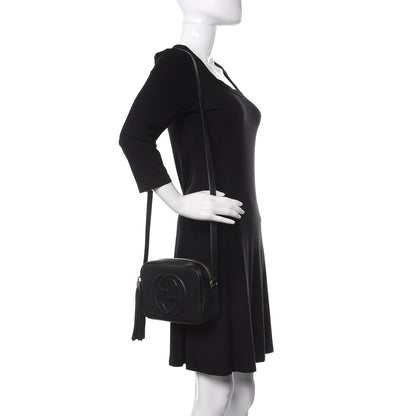 Gucci Pebbled Calfskin Small Soho Disco Bag Black 2 of 11