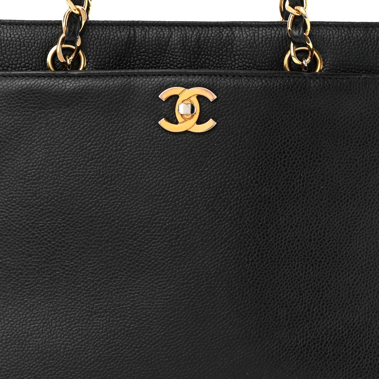 Caviar CC Shoulder Bag Black