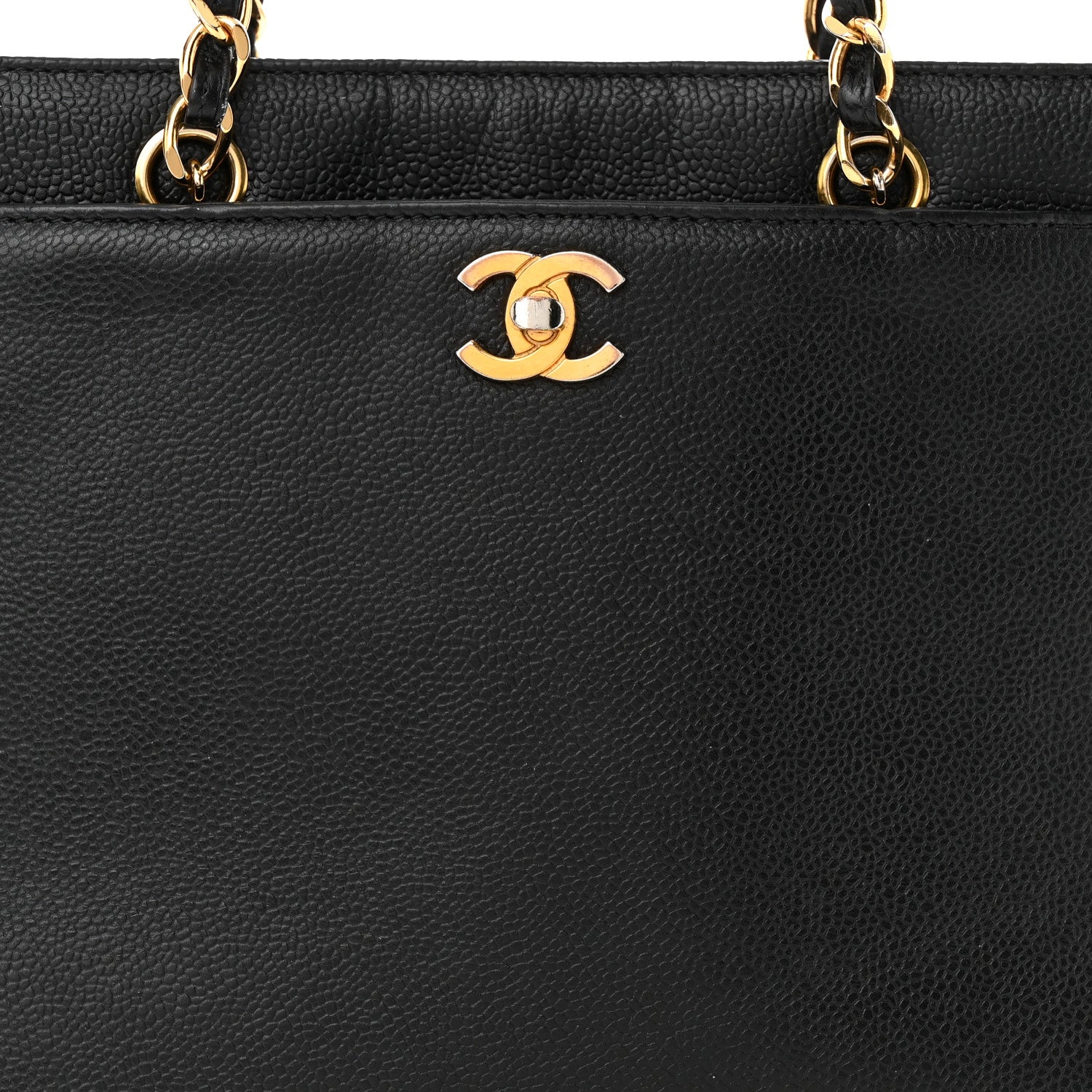 Chanel Caviar CC Shoulder Bag Black 8 of 12