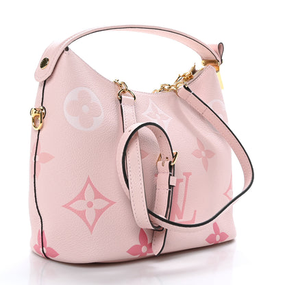 Louis Vuitton Empreinte Monogram Giant By The Pool Marshmallow Hobo PM Bouton De Rose 4 of 9