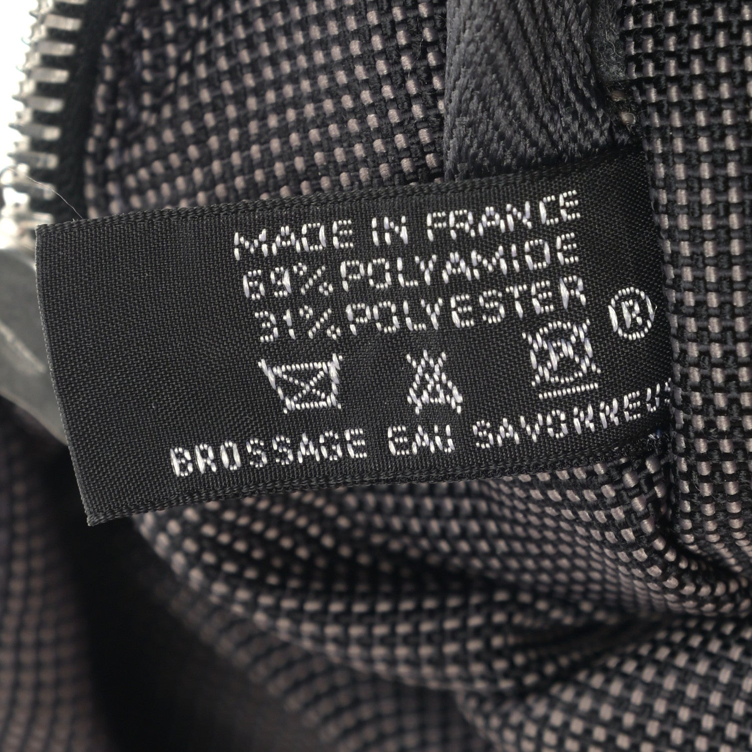 Hermes Canvas Herline Backpack Grey 13 of 22