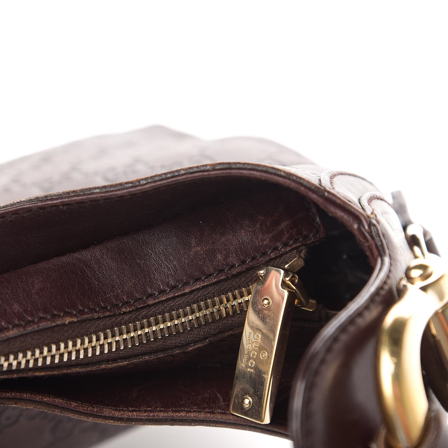Guccissima Creole Hobo Chocolate