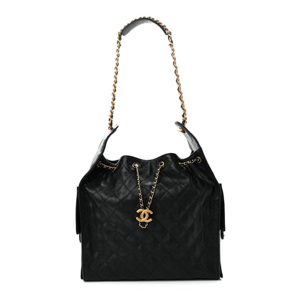Chanel Caviar Quilted Medium Chanel 25 Handbag Black 1 of 12