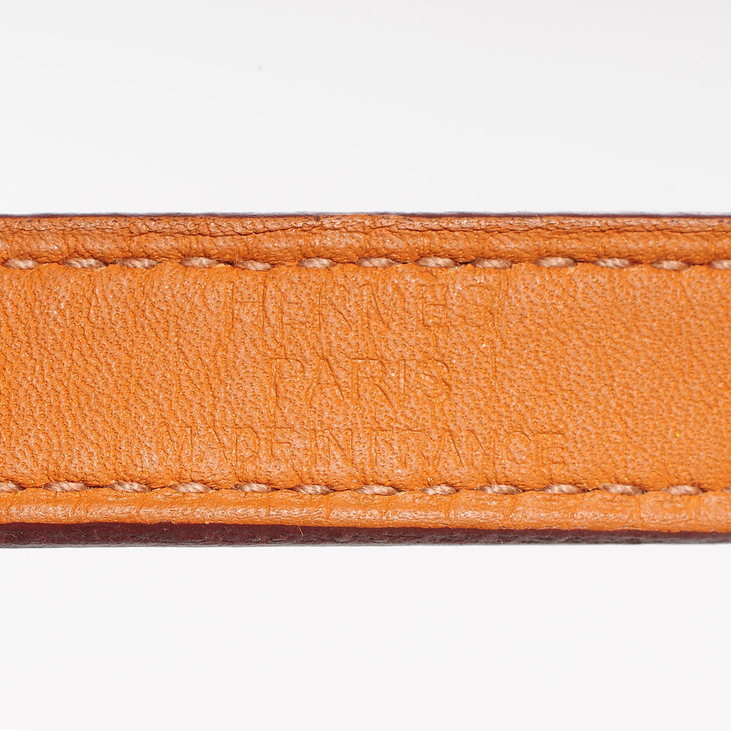 Hermes Chamonix Kelly Double Tour Bracelet Small Orange 7 of 7