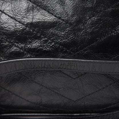 Saint Laurent Crinkled Calfskin Matelasse Monogram Large Niki Chain Satchel Black 11 of 13