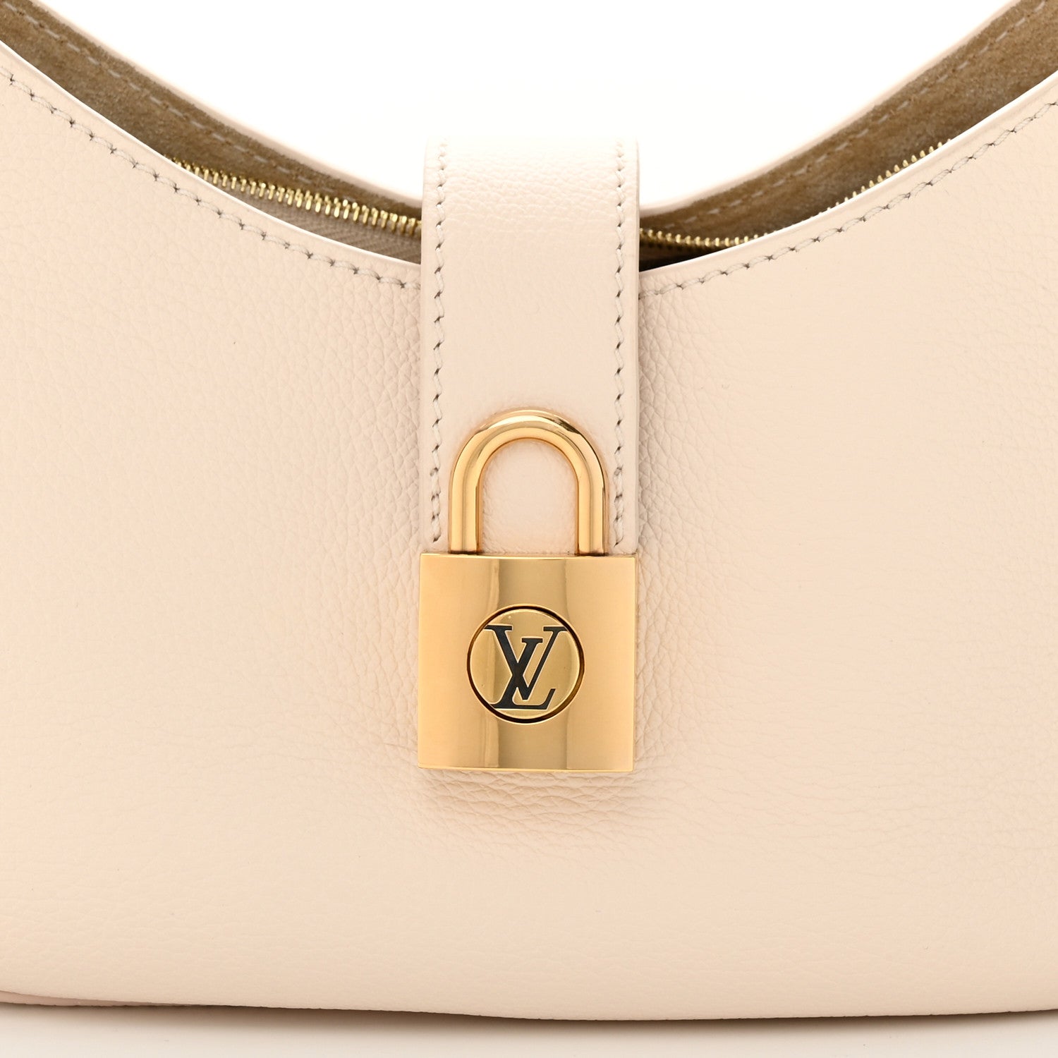 Louis Vuitton Grained Calfskin Low Key Shoulder Bag Limestone Gray 9 of 11