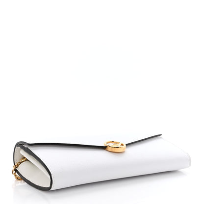 Fendi Vitello Cruise F is Fendi Continental Envelope Wallet on Chain Bianco 4 of 10