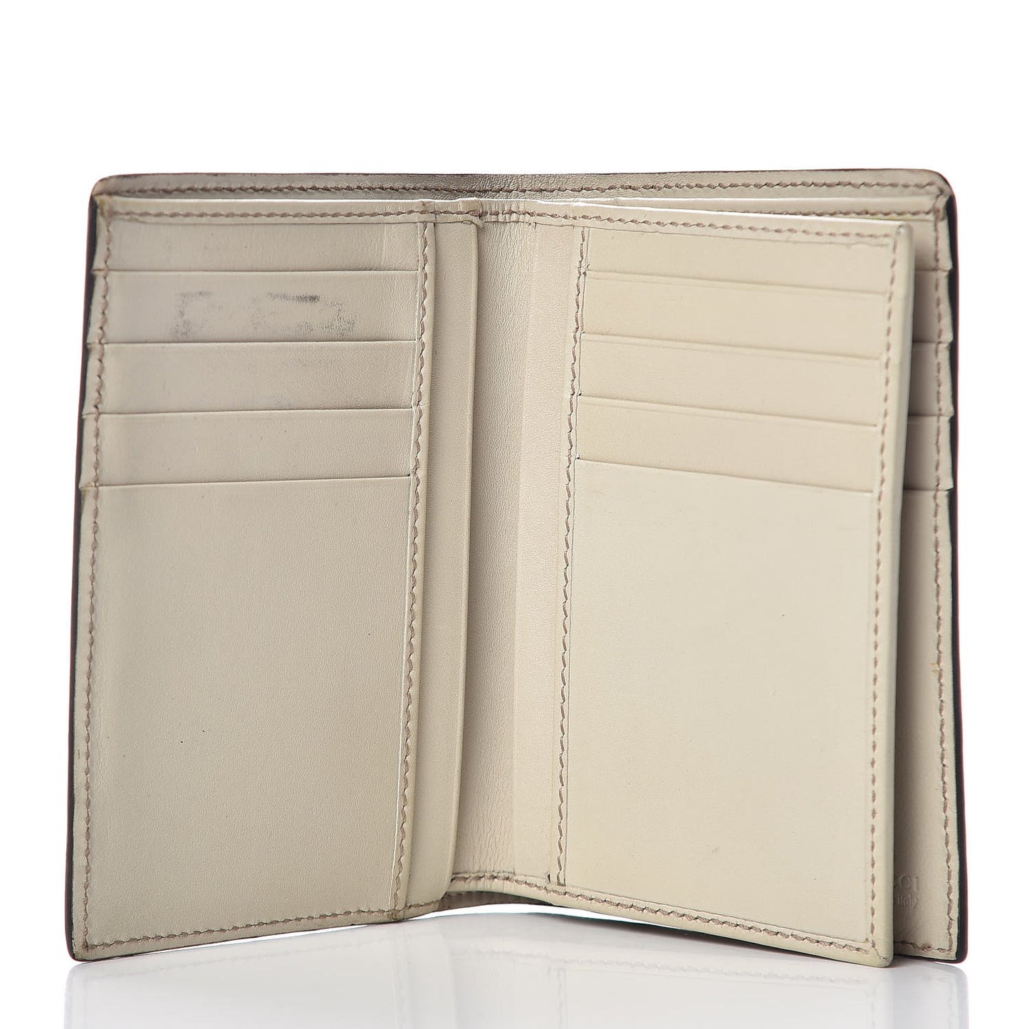 Guccissima Bi-Fold Wallet White