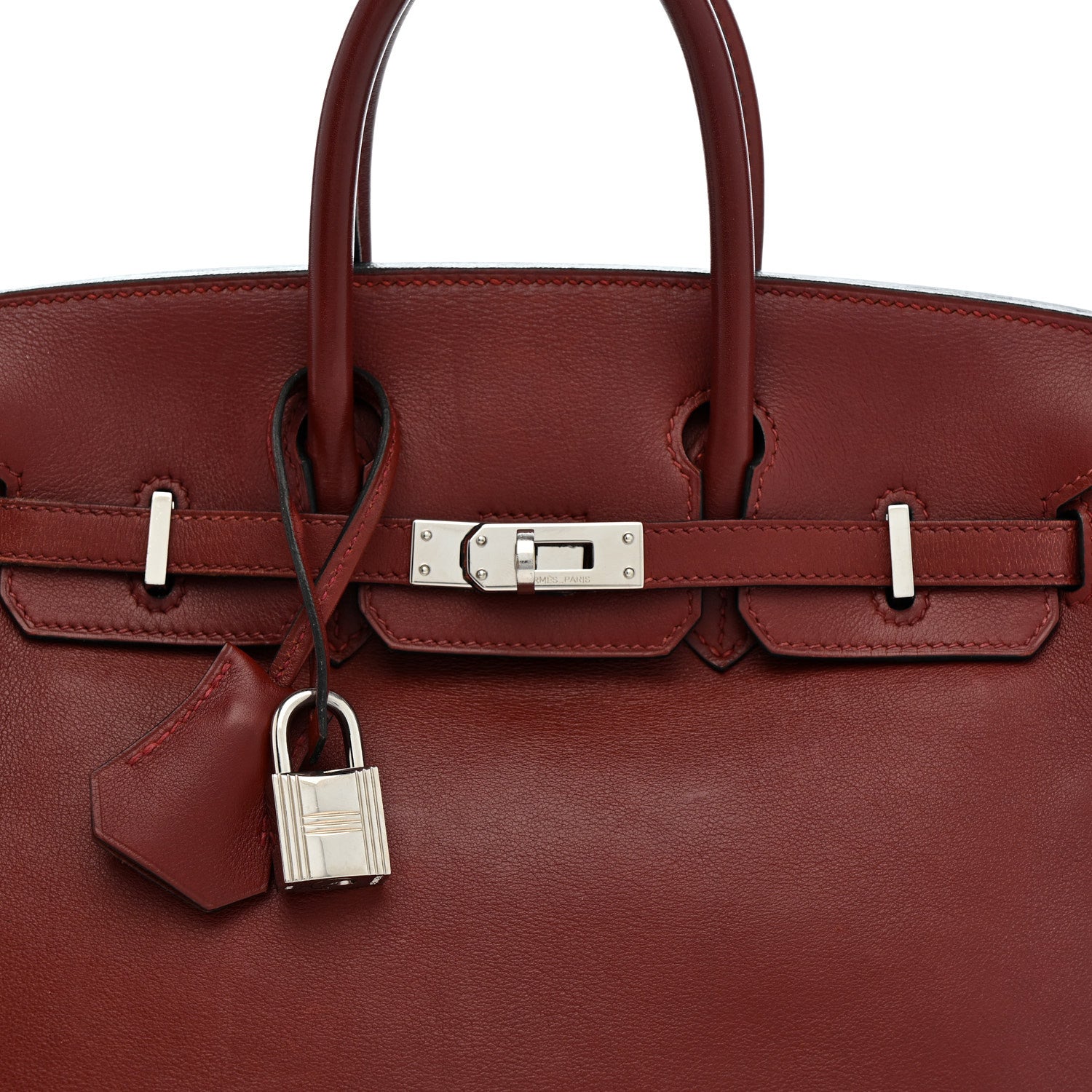 Hermes Swift Birkin 25 Rouge H 8 of 16