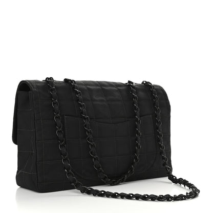 Chanel Nylon Medium Travel Flap Black 3 of 11
