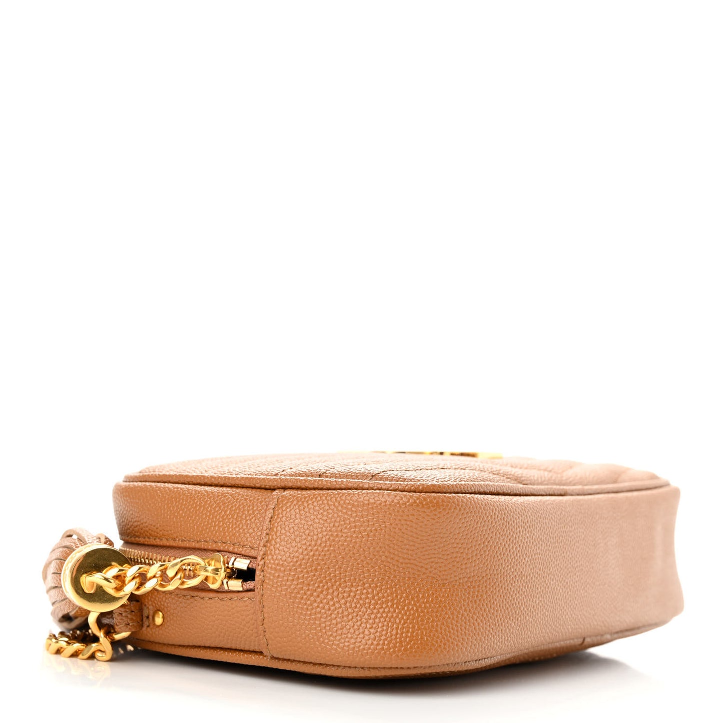 Grain De Poudre Matelasse Monogram Mini Lou Camera Bag Dark Natural
