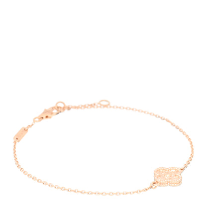 Van Cleef & Arpels 18K Rose Gold Sweet Alhambra Bracelet 1 of 3