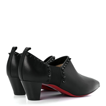 Christian Louboutin Nappa Studded Vicky 45 Booties 37 Black 4 of 9