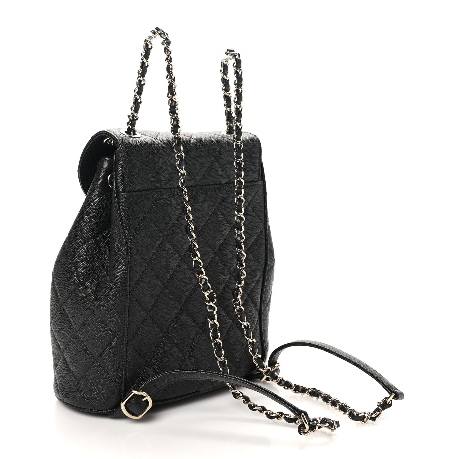 Chanel Caviar Quilted Backpack Bag Black 3 of 11