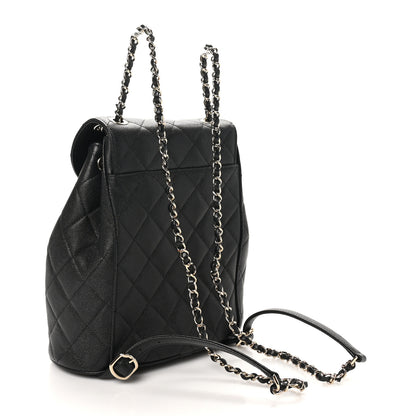 Chanel Caviar Quilted Backpack Bag Black 3 of 11