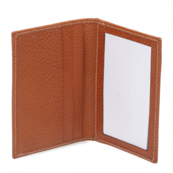 Monogram ID Wallet Orange