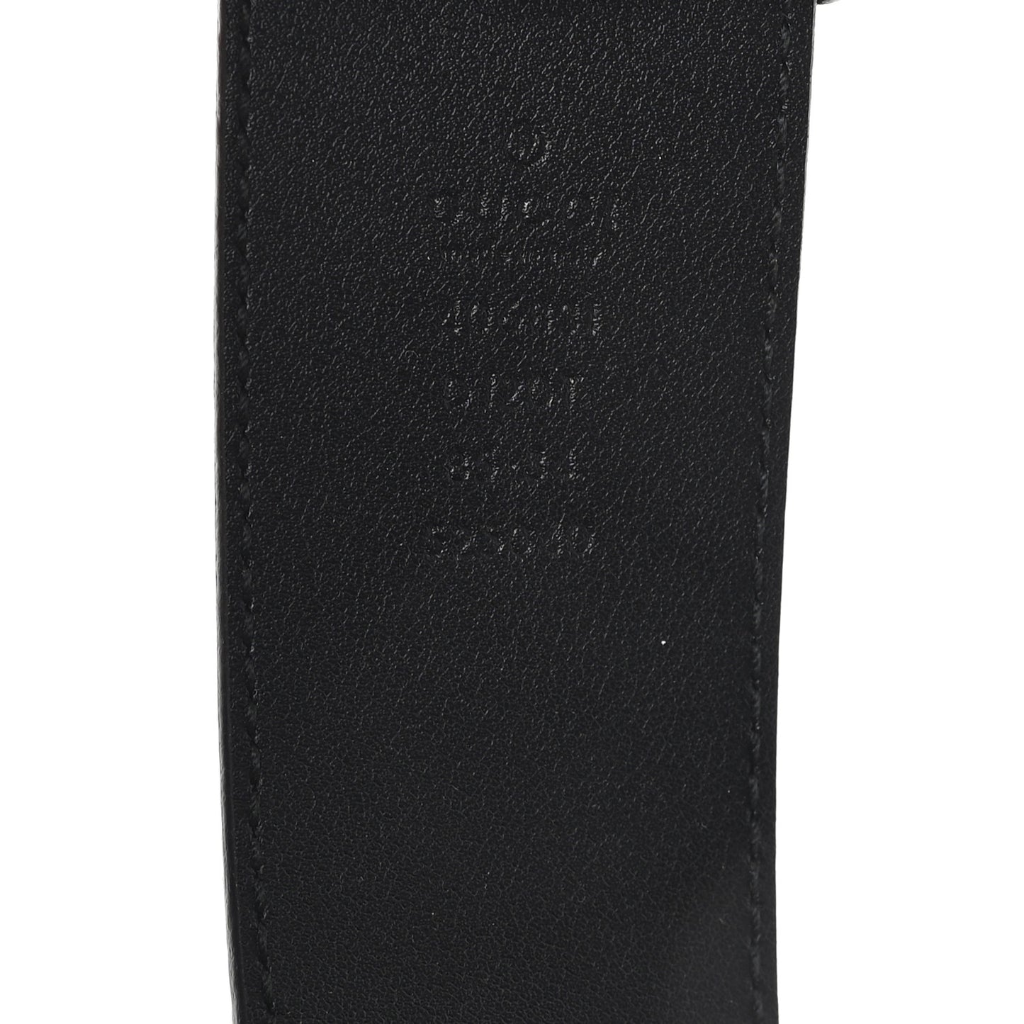 Textured Calfskin Double G 40mm Belt 85 34 Black