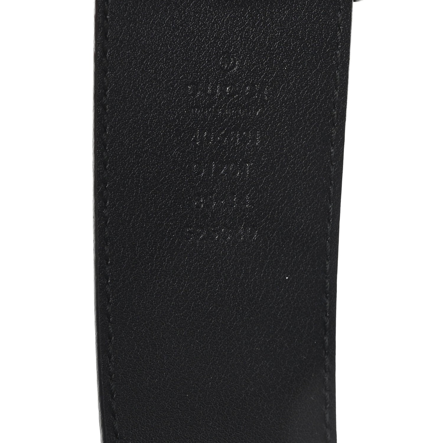 Gucci Textured Calfskin Double G 40mm Belt 85 34 Black 3 of 4