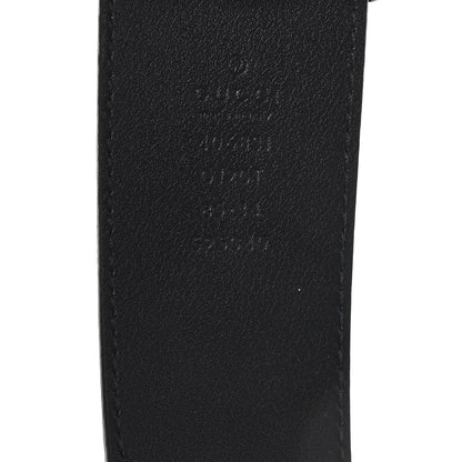 Gucci Textured Calfskin Double G 40mm Belt 85 34 Black 3 of 4