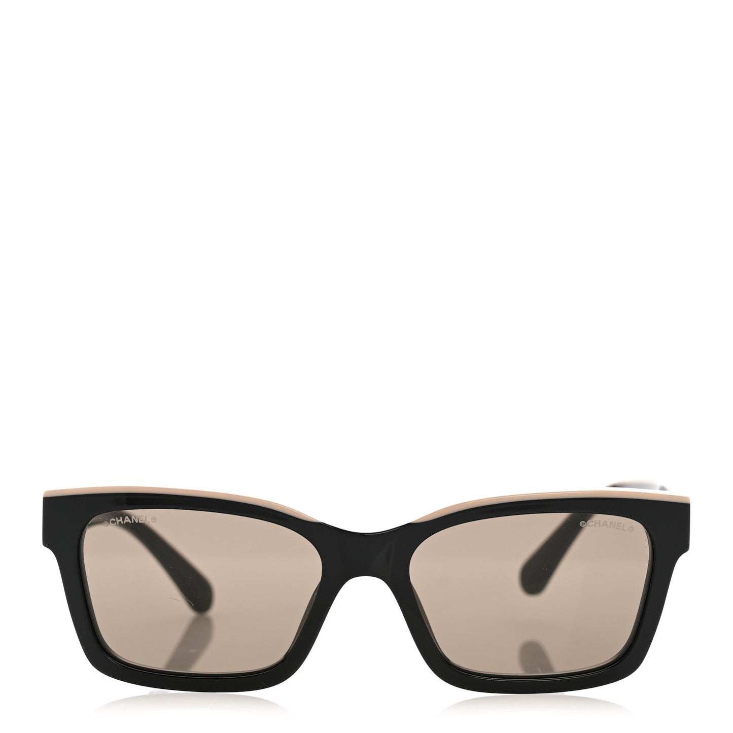 Acetate Square Sunglasses 5417-A Black