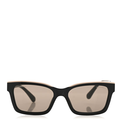 Chanel Acetate Square Sunglasses 5417-A Black 2 of 8